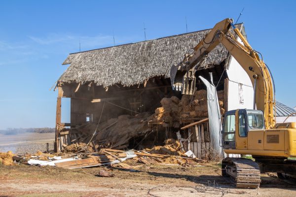 Barn Demolition in Windsor