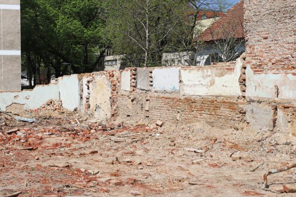 Brick Wall Demolition in Windsor