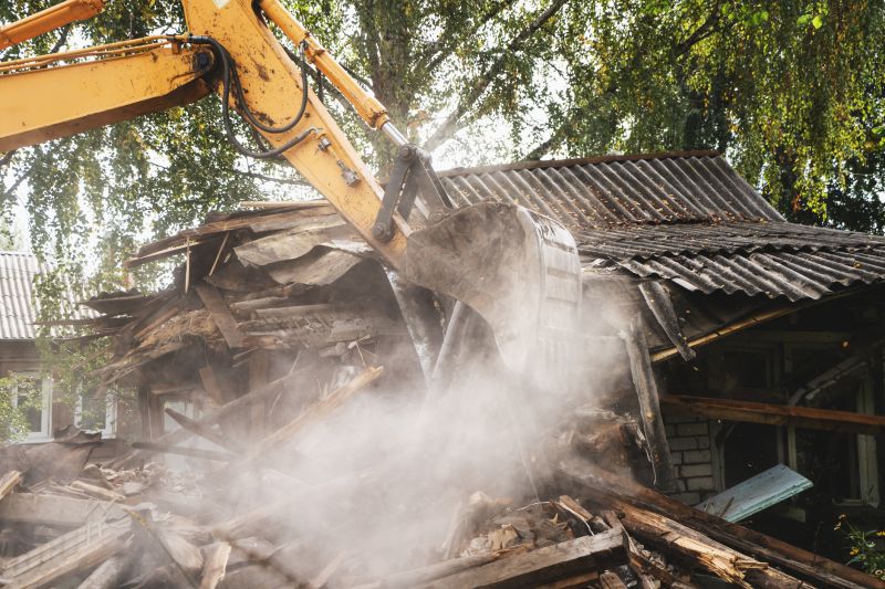 Demolition Equipment in Use